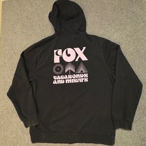 Fox Racing Rockwilder Mens Zip Up Hoody Black XL MX